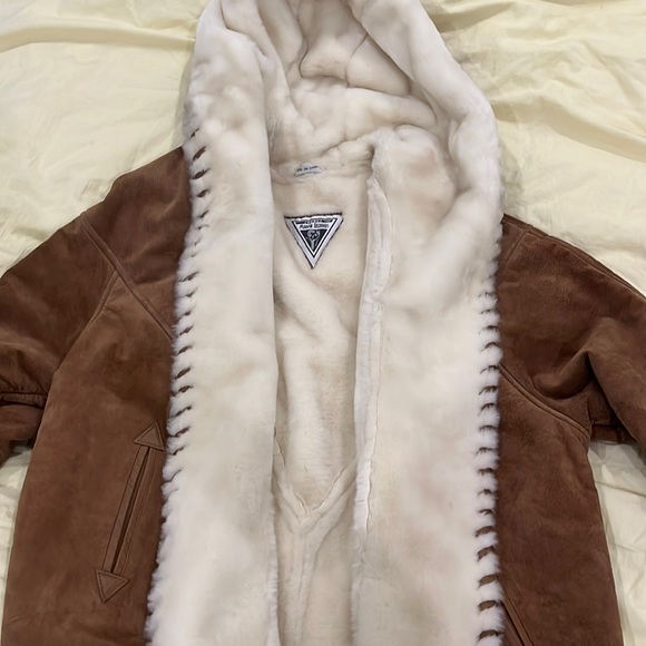 Vintage 1980s J Percy by Marvin Richards Faux Fur Coat worn 2-3 times!!! - Picture 1 of 5